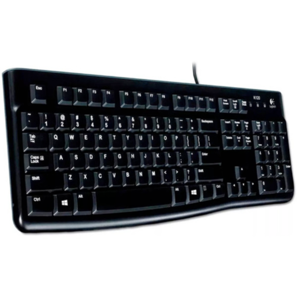 Teclado logitech K120 Corded USB Negro