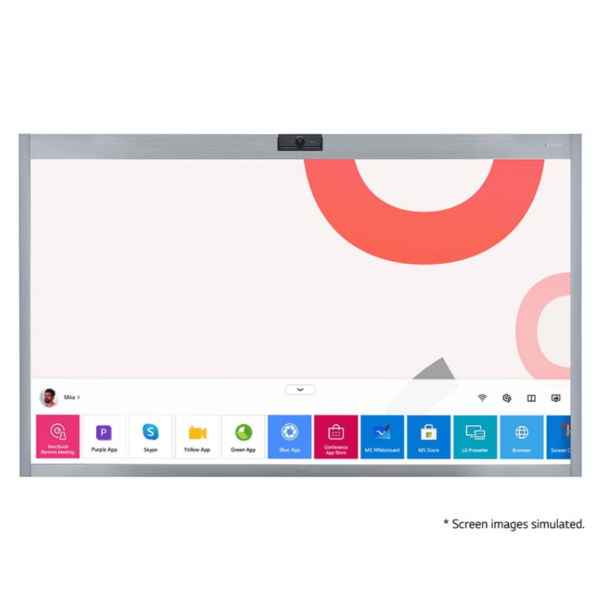 Monitor interactivo LG 55 4K Tactil